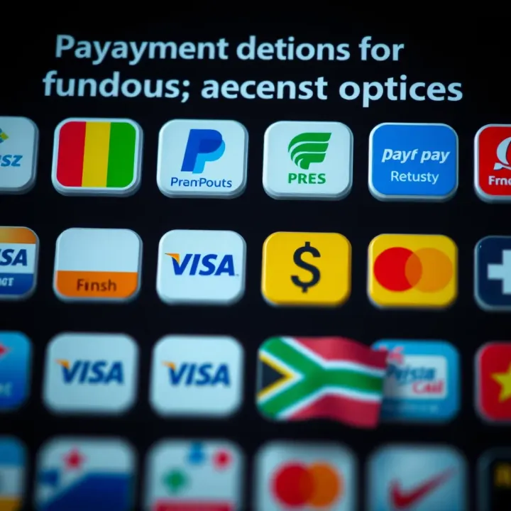 Collection of payment method icons supported by SuperForex for funding trading accounts