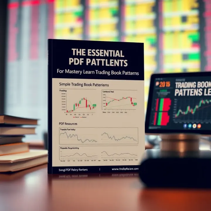 Essential PDF Guides for Mastering Trading Book Patterns Graphic displaying PDF resources and guides for learning trading book patterns effectively