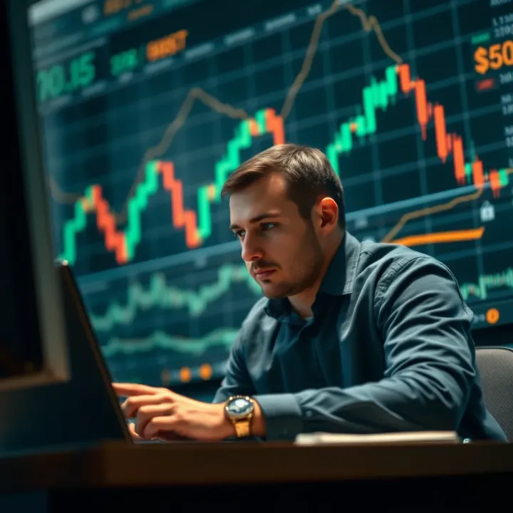 Conceptual illustration of disciplined trading approach with risk management elements
