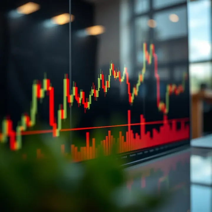 Chart showing a clear breakout above a resistance level with upward price movement