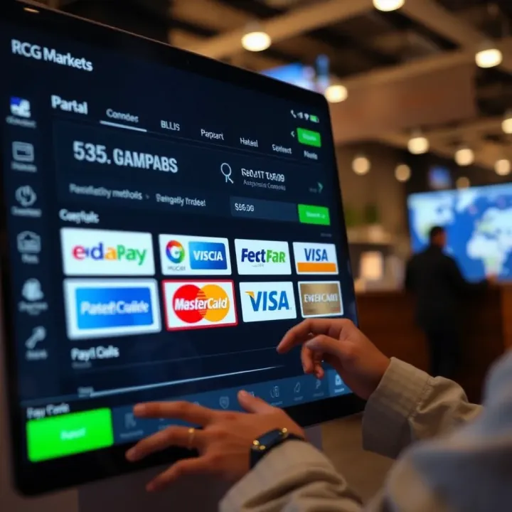 Deposit Methods at RCG Markets for South African Traders