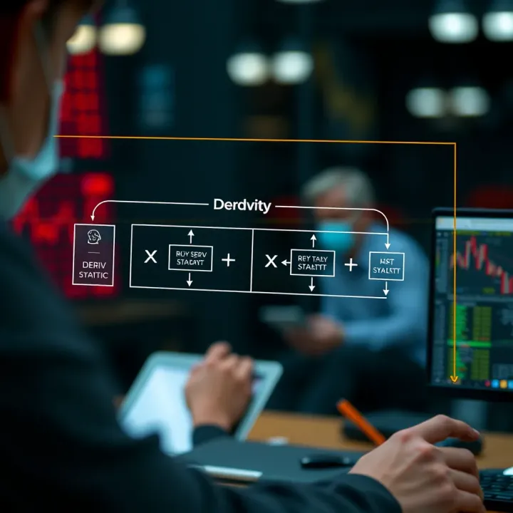 Diagram illustrating the structure and components of deriv synthetic accounts in financial trading