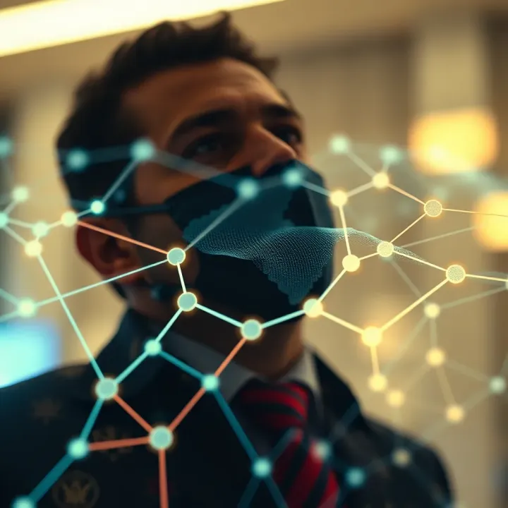 Digital Marketing and Investment Networks Explored Conceptual illustration of digital marketing and investment strategies with global network connections