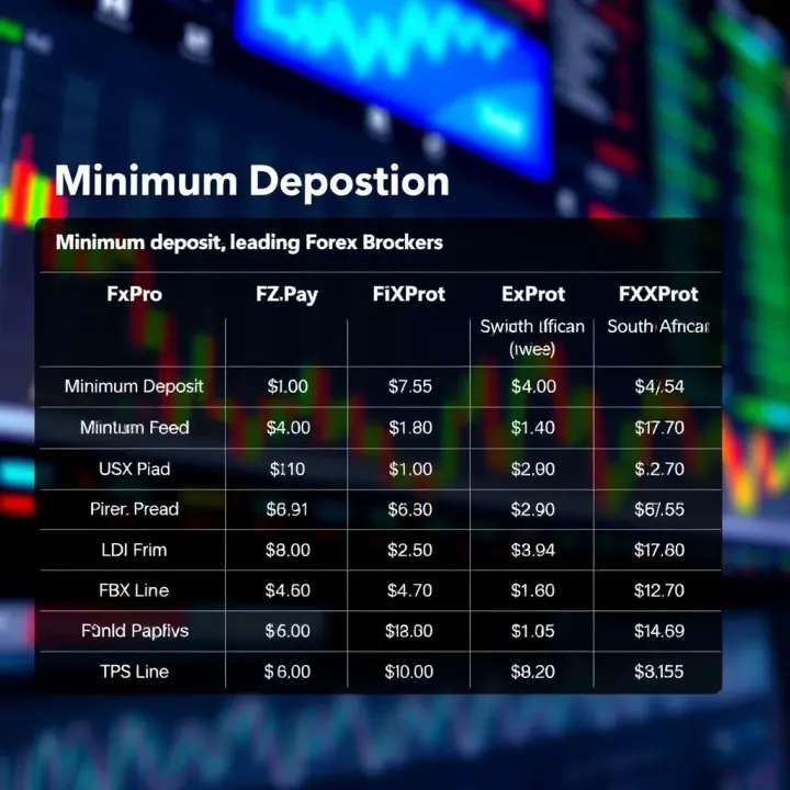 FxPro Minimum Deposit Explained for South African Traders