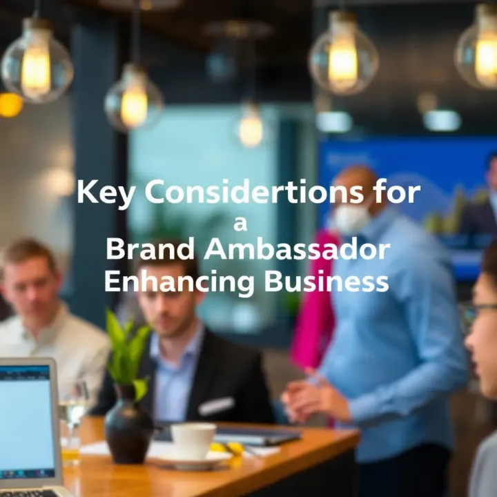 Visual representation of factors influencing selection of an ideal brand ambassador for business growth