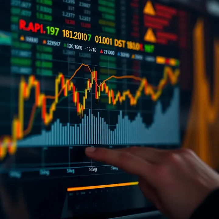 Graph showing the advantages and risks of trading synthetic indexes for South African investors